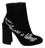 Black Suede L'Amore E'Bellezza Boots Shoes