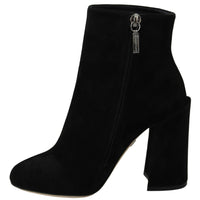 Black Suede L'Amore E'Bellezza Boots Shoes