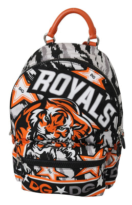 Multicolor Tiger Print Mens Casual School Backpack Travel Bag