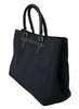 Black Handbag Shopping Tote Borse Travel Nylon Bag