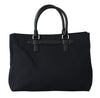 Black Handbag Shopping Tote Borse Travel Nylon Bag