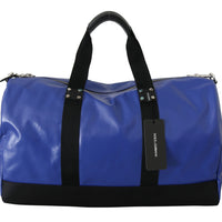 Blue Shoulder Sling Travel Luggage Cotton Bag