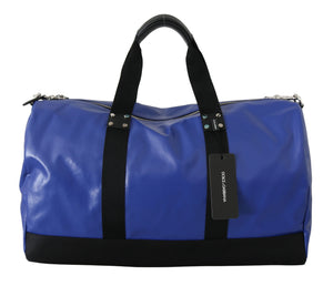 Blue Shoulder Sling Travel Luggage Cotton Bag