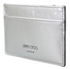 Athini Silver Leather Card Holder