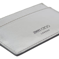 Athini Silver Leather Card Holder