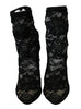 Black Lace Taormina Stilettos Booties Shoes