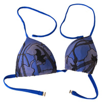 Royal Blue Two Piece Beachwear Bikini Swimsuit