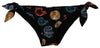 Black Seashells Beachwear Bottom Nylon Bikini