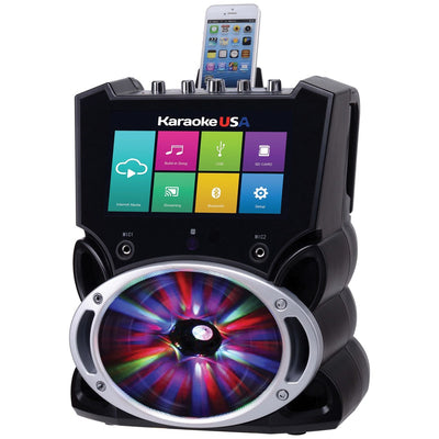 Complete Wi-Fi(R) Bluetooth(R) Karaoke Machine with 9-Inch Touch Screen