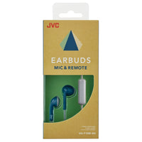 Retro In-Ear Wired Earbuds with Microphone (Blue)