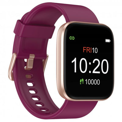 IW1 Bluetooth(R) Smart Watch (Purple-Gold)