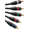 Component Video/Stereo Audio Cables (12ft)