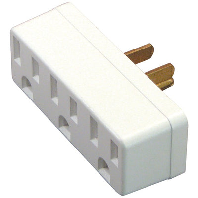 3-Outlet Grounded Wall Adapter