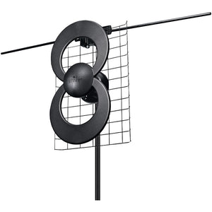 ClearStream(TM) 2V UHF-VHF Indoor-Outdoor DTV Antenna with 20" Mount
