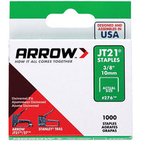 JT21(R) Thin Wire Staples, 1,000 Pack (3-8-Inch)