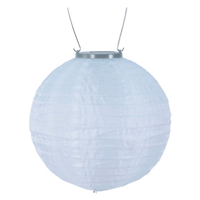 10-In. Glow Nylon Solar Lantern