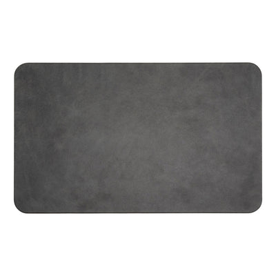 Vegan Leatherette Mouse Pad, Rectangular, Black, 32580
