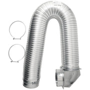 4" x 8ft UL Transition-Duct Single-Elbow Kit