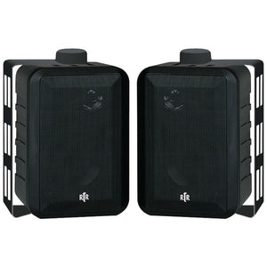 100-Watt 3-Way 4-Inch RtR Series Indoor-Outdoor Speakers (Black)