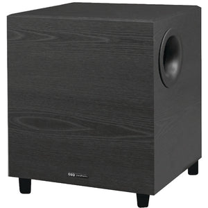100-Watt 8-Inch Down-Firing Powered Subwoofer for Home Theater and Music