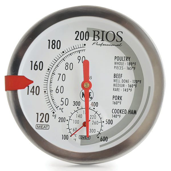 Meat and Oven Thermometer with 3-Inch Dial