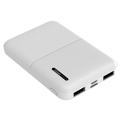 5,000 mAh Power Bank with 2 USB-A Ports and 1 USB-C(R) Port