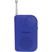 Portable AM-FM Radio (Blue)