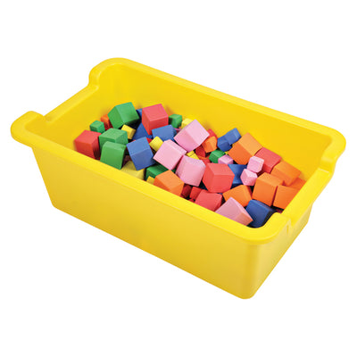Antimicrobial Kids Rectangular Storage Bin (Yellow)