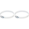 4" Worm Drive Clamps, 2 pk