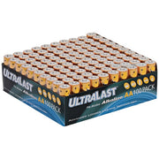 ULA100AAB Alkaline AA Batteries, 100 pk