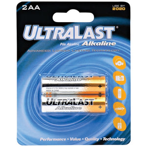 ULA2AA AA Alkaline Batteries, 2 pk