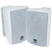 4" 3-Way Indoor-Outdoor Speakers (White)
