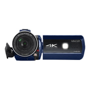 MN4K40NV 4K Ultra HD 16x Digital Zoom IR Night Vision Video Camcorder (Blue)