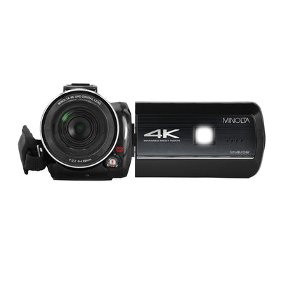 MN4K40NV 4K Ultra HD 16x Digital Zoom IR Night Vision Video Camcorder (Black)