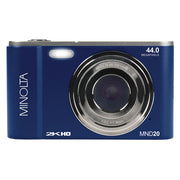 MND20 16x Digital Zoom 44 MP/2.7K Quad HD Digital Camera (Blue)