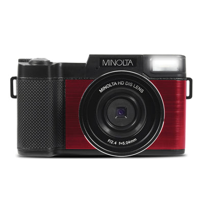 MND30 4x Digital Zoom 30 MP/2.7K Quad HD Digital Camera (Red)