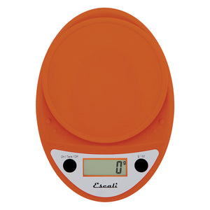 Primo Digital Kitchen Scale (Pumpkin Orange)