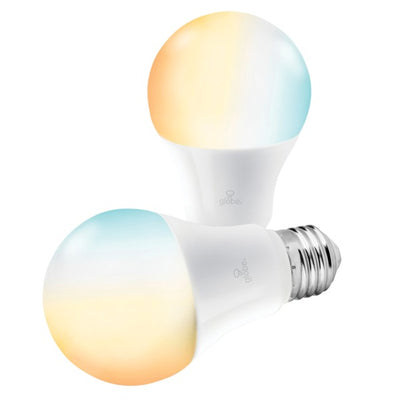 A19-Shape E26-Base Wi-Fi(R) Smart Dimmable Tunable-White 60-Watt-Equivalent Frosted LED Light Bulbs, 2 Pack