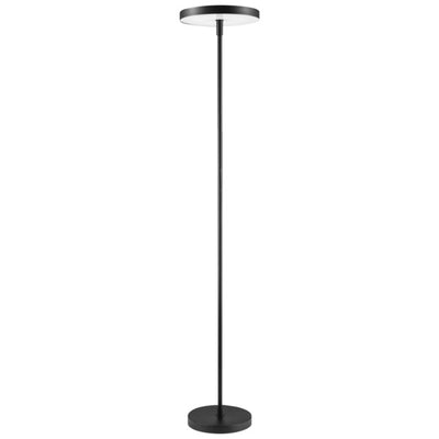 Wi-Fi(R) Smart Color-Changing-RGB Tunable-White 36-Watt-Equivalent LED-Integrated Black Floor Lamp
