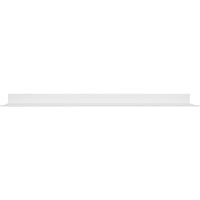 48-Inch No-Stud Floating Shelf(TM) (White Powder Coat)