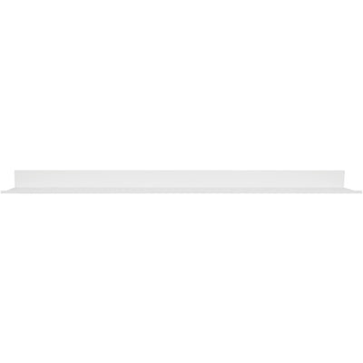 48-Inch No-Stud Floating Shelf(TM) (White Powder Coat)