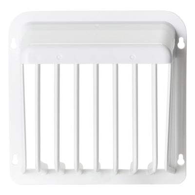 6-In. Plastic Code-Compliant White Dryer Exhaust VentGuard