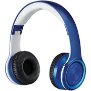 Bluetooth(R) Over-the-Ear Headphones with Microphone (Blue)
