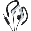 In-Ear Sports Headphones with Microphone & Remote (Silver)