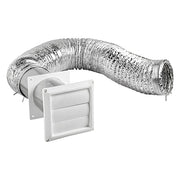 4-In. x 8-Ft. UL 2158A Transition Duct Louvered Vent Kit