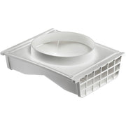 4-In. or 6-In. White Plastic Under-Eave Vent