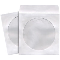 CD-DVD Storage Sleeves (100 pk; White)