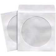CD-DVD Storage Sleeves (100 pk; White)
