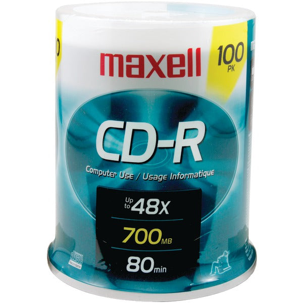 700MB 80-Minute CD-Rs (100-ct Spindle)
