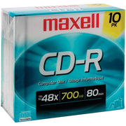 700MB 80-Minute CD-Rs (10 pk)